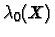 $\lambda _0 (X)$
