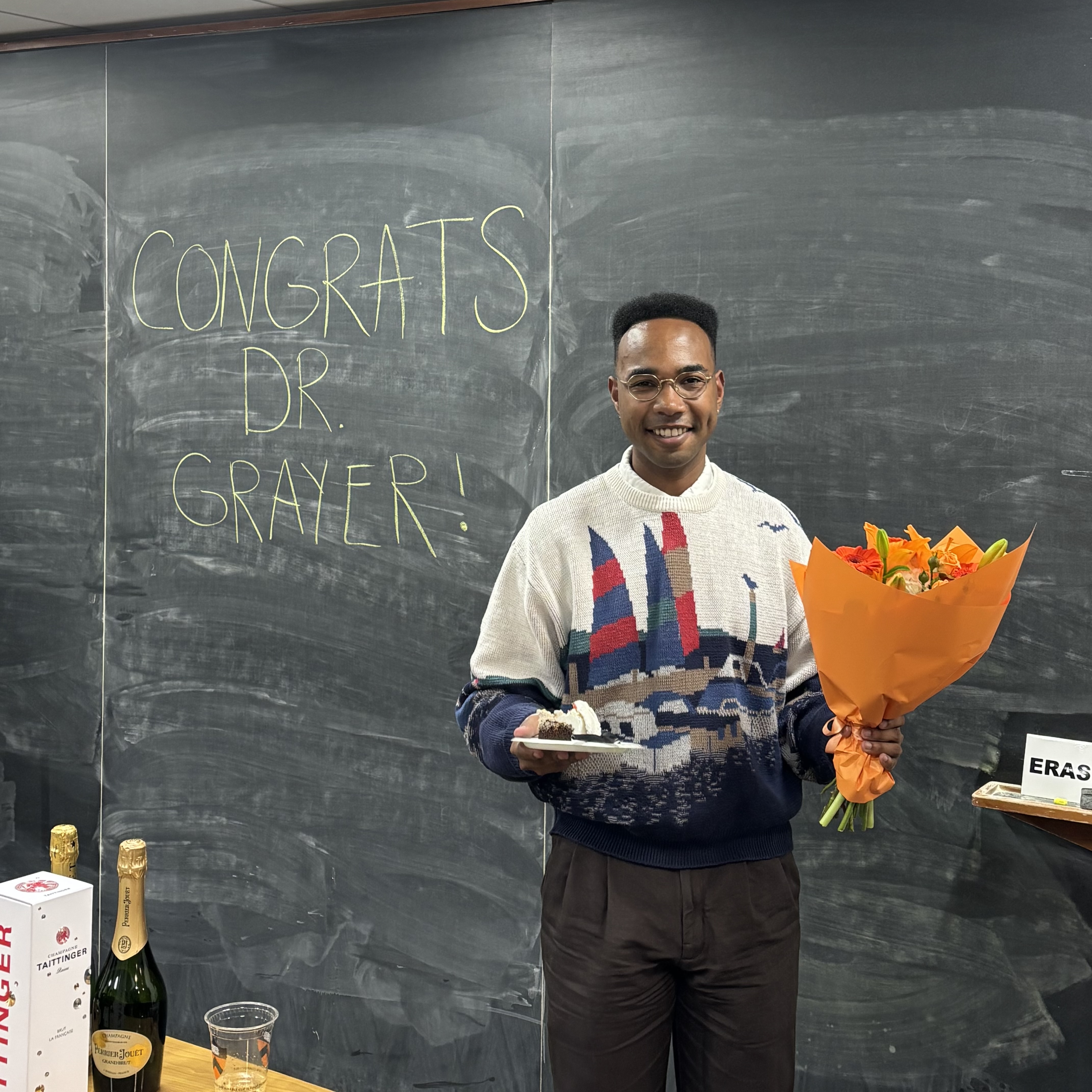 Hezekiah Grayer II post Ph.D. defense